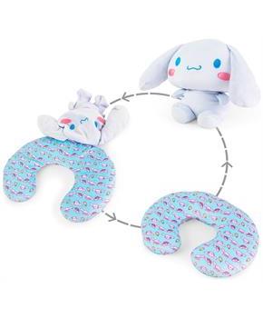 Sanrio Cinnamoroll Reversible Neck Roll Pillow and Plush Toy