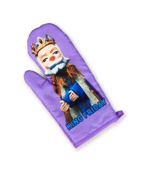 Mister Rogers Neighborhood King Friday Puppet Oven Mitt | TV Show Merchandise