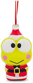 Sanrio Keroppi Santa 4-Inch Shatterproof Decoupage Ornament
