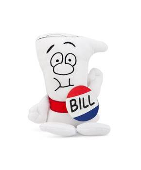 Schoolhouse Rock! Bill Plush Character | I'm Just A Bill | 9.5 Inches Tall