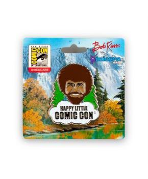 Bob Ross Collectibles Happy Little Comic Con Enamel Collector Pin