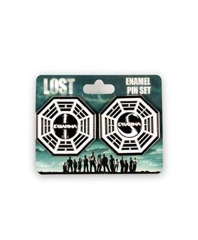 LOST Dharma Collectibles| LOST Dharma Initiative Station Enamel Collector Pin Set