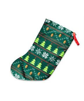 Super Mario Bros. Retro Embroidered Holiday Stocking