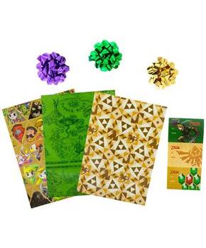 The Legend of Zelda 9-Piece Wrapping Paper Kit