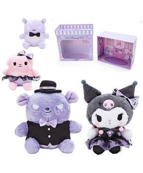 Sanrio 4 Piece Dress-Up Plush Doll Set | Kuromi