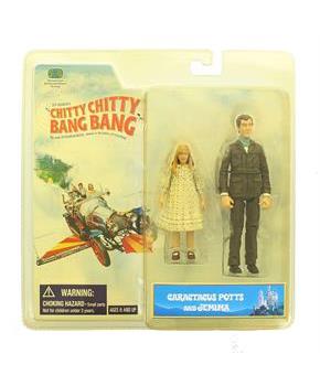 Chitty Chitty Bang Bang Two Pack Figure Caractacus Potts and Jemima