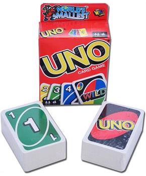 World's Smallest Uno Card Game