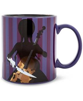 Addams Family Wednesday Cello Silhouette Ceramic Mug | Holds 20 Ounces