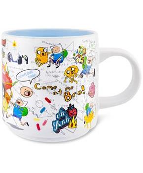 Adventure Time Characters Single Stackable Ceramic Mug | Holds 13 Ounces