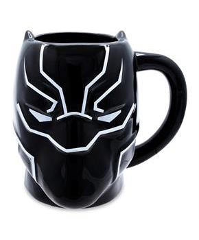 Marvel Black Panther Mask 3D Sculpted Ceramic Mug | Holds 20 Ounces