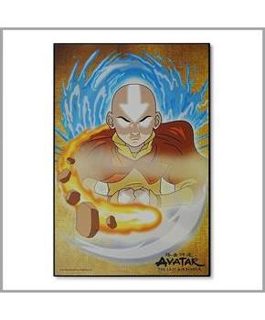 Avatar: The Last Airbender Aang 13 x 19 Inch Hanging Wood Wall Art