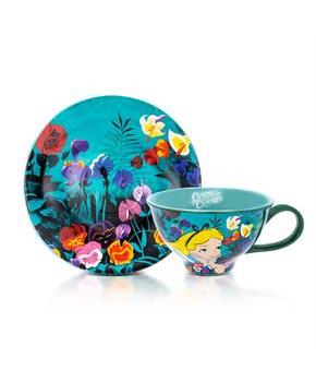 Disney Alice In Wonderland Ceramic Teacup and Saucer Set | SDCC 2022 Exclusive