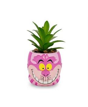 Disney Alice In Wonderland Cheshire Cat Mini Planter with Artificial Succulent