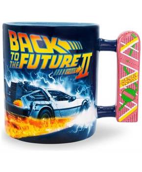 Back To The Future 2 Hoverboard Sculpted Handle Ceramic Mug | Holds 20 Ounces