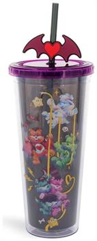 Care Bears x Universal Monsters 24-Ounce Carnival Cup With Lid and Straw Topper