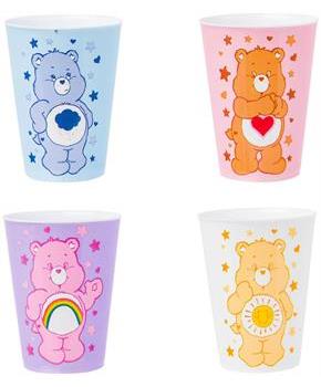 Care Bears 2 Ounce Plastic Mini Cup Set of 4