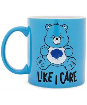 Care Bears Grumpy Bear "Like I Care" Ceramic Mug | Holds 20 Ounces