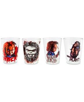 Child's Play Chucky 2-Ounce Mini Shot Glasses | Set of 4