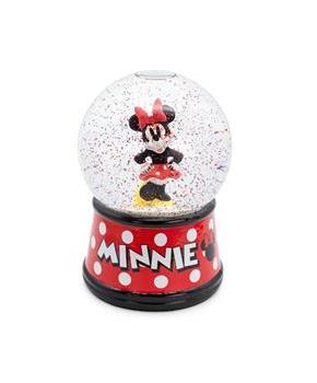 Disney Minnie Mouse Light-Up Collectible Snow Globe | 6 Inches Tall