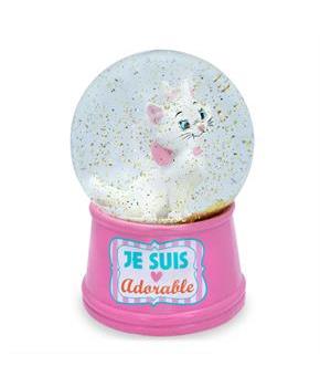 Disney Aristocats Marie "Je Suis Adorable" Light-Up Snow Globe | 6 Inches Tall