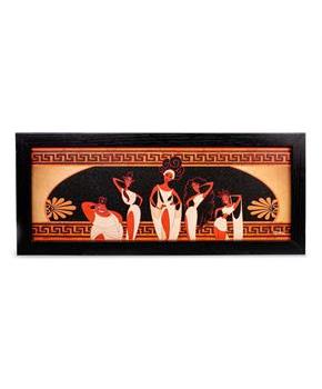 Disney Hercules "Muses Pose" Hanging Sign Gel Coat Framed Wall Art