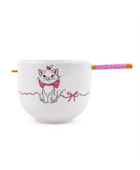 Disney The Aristocats Marie 20-Ounce Ceramic Ramen Bowl and Chopstick Set