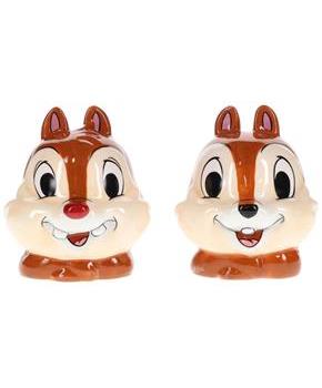 Disney Chip 'n' Dale Ceramic Salt and Pepper Shaker Set