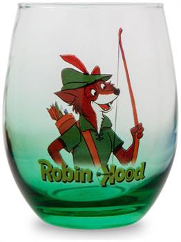 Disney Robin Hood Stemless Wine Glass | Holds 20 Ounces