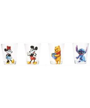 Disney Classic Characters 2-Ounce Mini Shot Glasses | Set of 4