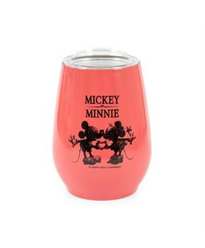 Disney Mickey & Minnie Stainless Steel Tumbler with Lid | Holds 10 Ounces