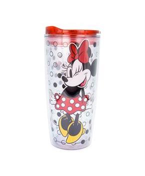 Disney Minnie Mouse Travel Tumbler with Slide Close Lid | Holds 20 Ounces