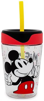 Disney Mickey Mouse Kids Spill-Proof Tumbler With Straw | Holds 18 Ounces