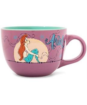 Disney The Little Mermaid Ariel Moonlight Ceramic Soup Mug | Holds 24 Ounces