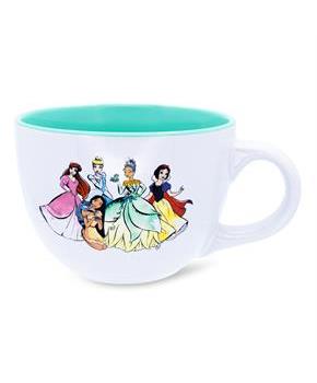 Disney Princess Royal Gathering Ceramic Soup Mug | Holds 24 Ounces
