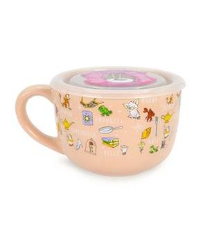 Disney Princess Ceramic Soup Mug with Vented Lid | Holds 24 Ounces