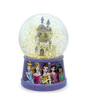 Disney Princess Castle Light-Up Snow Globe | 6 Inches Tall