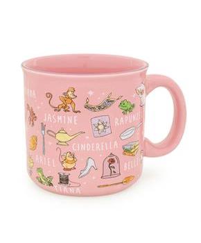 Disney Princess Icons Ceramic Camper Mug | Holds 20 Ounces