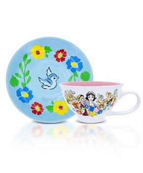 Disney Snow White and the Seven Dwarfs "I'm Wishing" Ceramic Teacup and Saucer