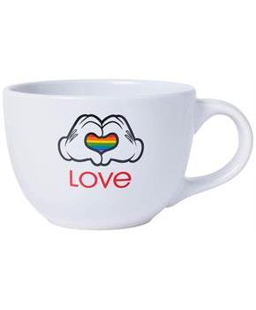 Disney Pride Mickey Hands 24oz Ceramic Soup Mug