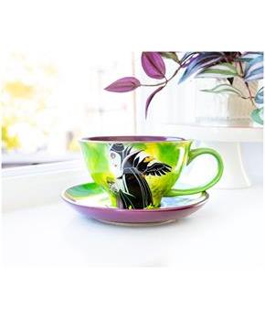 Disney Villains Maleficent Ceramic Teacup and Saucer Set