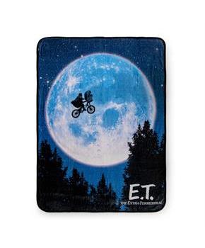 E.T. The Extra-Terrestrial Bike Moon Fleece Throw Blanket | 45 x 60 Inches