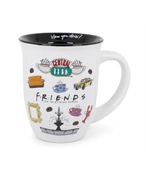 Friends Logo Icon Toss 16oz Wide Rim Ceramic Mug