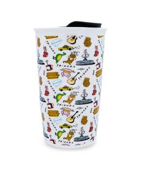 Friends Toss Print 10oz Ceramic Travel Mug