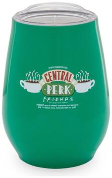 Friends Central Perk Double-Walled Stainless Steel Wine Tumbler | 10 Ounces