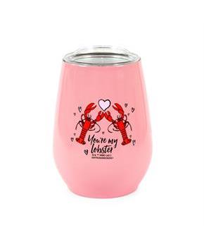 Friends "You're My Lobster" Stainless Steel Tumbler with Lid | Holds 10 Ounces