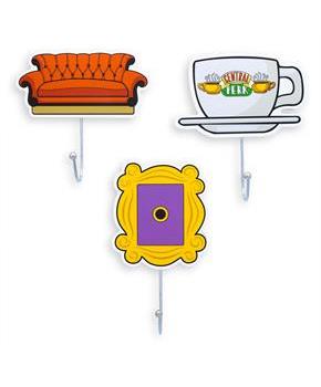 Friends Icons Die-Cut Wall Hooks | Set of 3