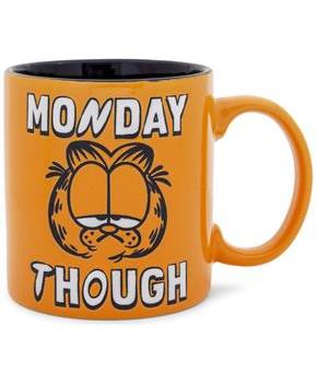 Garfield "Monday Though" Wax-Resist Ceramic Mug | Holds 20 Ounces