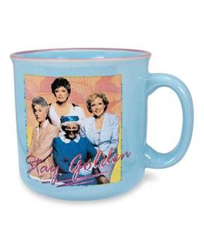 The Golden Girls "Stay Golden" Ceramic Camper Mug | Holds 20 Ounces