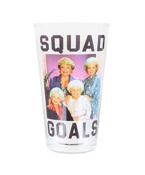 The Golden Girls Squad Goals 16oz Pint Glass