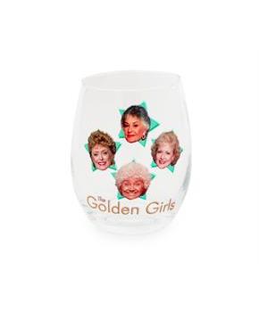 The Golden Girls Stars Stemless Wine Glass | Holds 20 Ounces